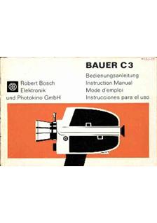 Bauer C 3 manual. Camera Instructions.
